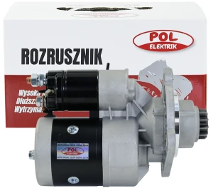 Rozrusznik z reduktorem, 12V, 2,7kW, napęd zębnika 11 zębów, C-330, C-360, Zetor 50657160, 9142722 POL Elektrik