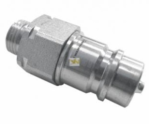 Szybkozłącze hydrauliczne wtyczka M18x1.5 gwint zewnętrzny EURO (9100818W) (ISO 7241-A) Waryński