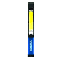 Latarka warsztatowa ledowa z klipsem i magnesem, 2W, 1x LED, strumień świetlny 120 lm, barwa biała 6000k; 6117 Bosma