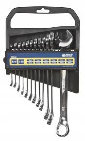Komplet kluczy płasko-oczkowych 6mm-22mm 12 sztuk 35342 Mega