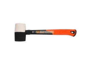 Młotek gumowy z trzonkiem fiberglass 680 g Extreme / TEGER