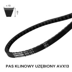 Pasek klinowy AVX13-1575 uzębiony Continental