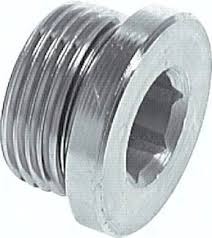 Korek spustowy gwint zewnętrzny 26x1,5 / Imbus 