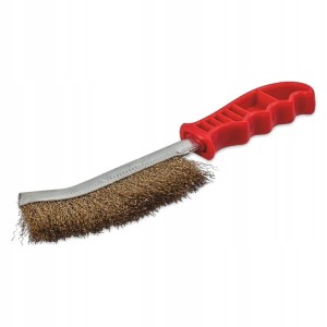 Szczotka druciana stalowa mosiądzowana 240 mm